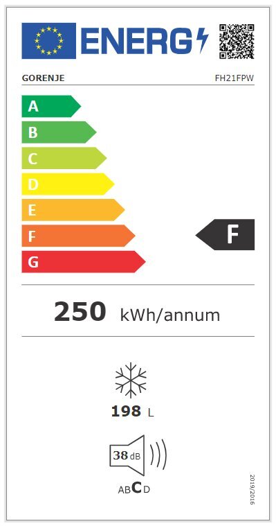 Gorenje FH21FPW hind ja info | Sügavkülmikud ja külmakirstud | kaup24.ee