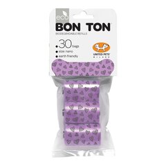 Гигиенические пакеты United Pets Bon Ton Nano Пёс Фиолетовый (3 x 10 uds) цена и информация | Средства по уходу за животными | kaup24.ee