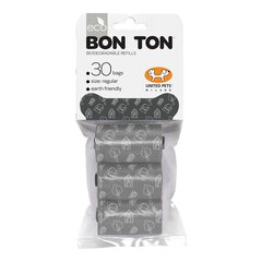 Гигиенические пакеты United Pets Bon Ton Regular Пёс Серый (3 x 10 uds) цена и информация | Средства по уходу за животными | kaup24.ee