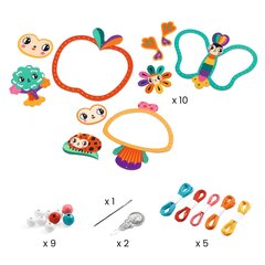 Loominguline komplekt - Nöörikunst - Aed, DJECO DJ09436 цена и информация | Развивающие игрушки | kaup24.ee