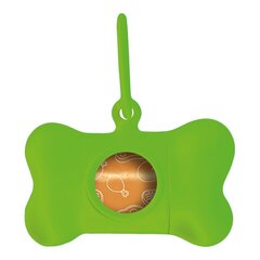 Дозатор мешков для животных United Pets Bon Ton Neon Пёс Зеленый (8 x 4,2 x 5 cm) цена и информация | Средства по уходу за животными | kaup24.ee