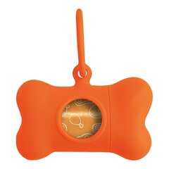 Дозатор мешков для животных United Pets Bon Ton Neon Пёс Оранжевый (8 x 4,2 x 5 cm) цена и информация | Средства по уходу за животными | kaup24.ee