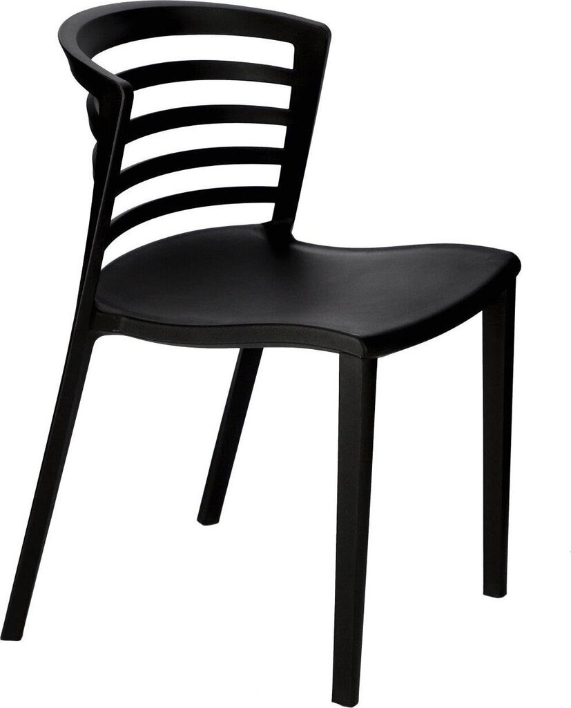 "Muna" tool must plastik цена и информация | Söögitoolid, baaritoolid | kaup24.ee