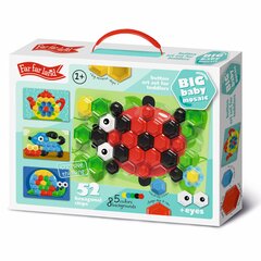 Mosaiik – Ladybug, 52 tükki (kuusnurksed Big nupud) цена и информация | Развивающие игрушки | kaup24.ee