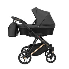 Universaalne vanker Lazzio Premium Kunert 3in1 Black Eco hind ja info | Vankrid, jalutuskärud | kaup24.ee