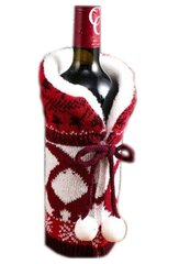 Новогоднее украшение на бутылку с узорами цена и информация | Гудки для вечеринки Clown Face (4шт.) | kaup24.ee
