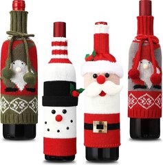 Jõulukaunistus pudelile Päkapikk, hall hind ja info | Peokaunistused | kaup24.ee
