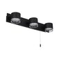 Seina dioodlamp Searchlight Iluminacion Tumbler LED IP44 93290-3BK цена и информация | Seinavalgustid | kaup24.ee