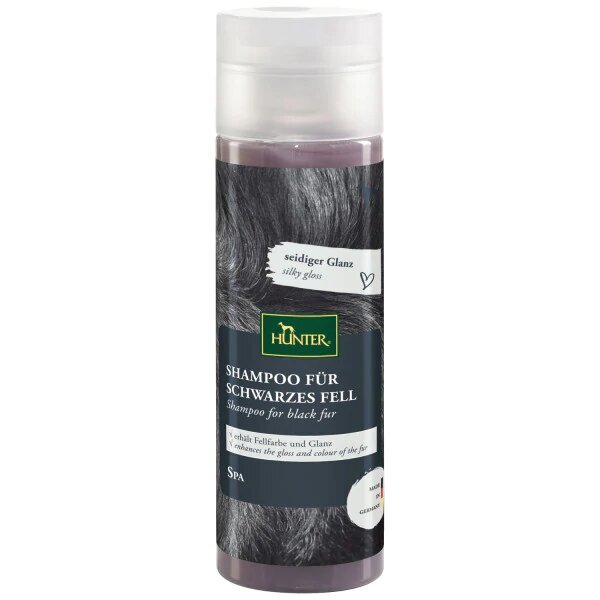 Hunter spa šampoon tumedale kasukale 200 ml цена и информация | Hooldusvahendid loomadele | kaup24.ee