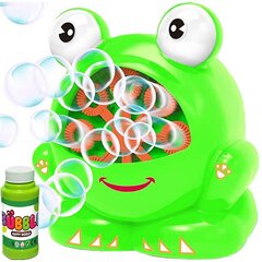 Automaatne seebimullimasin "Frog" + vedelik. цена и информация | Игрушки для песка, воды, пляжа | kaup24.ee
