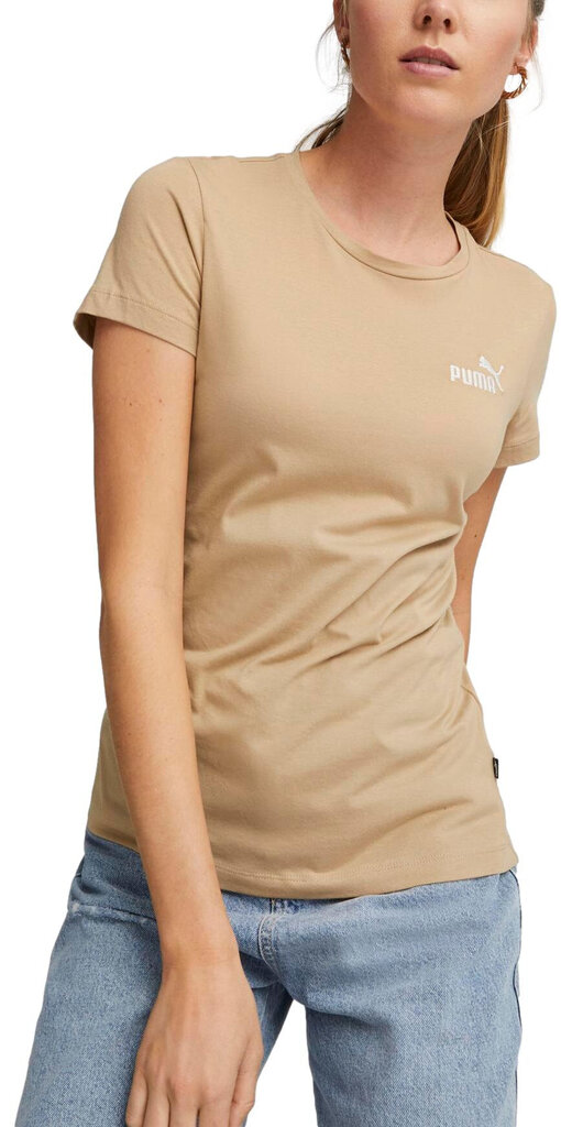 Naiste T-särk Puma Ess+ Embroidery Creamy 848331 89 848331 89/XS цена и информация | Naiste T-särgid | kaup24.ee