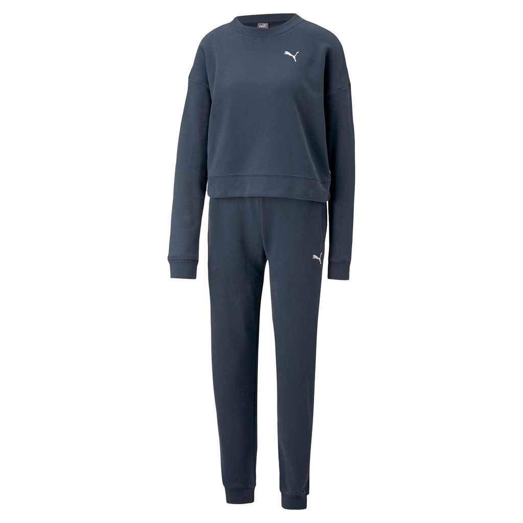 Naiste dressikomplekt Puma Loungewear Suit Blue 673702 16 hind ja info | Naiste spordiriided | kaup24.ee