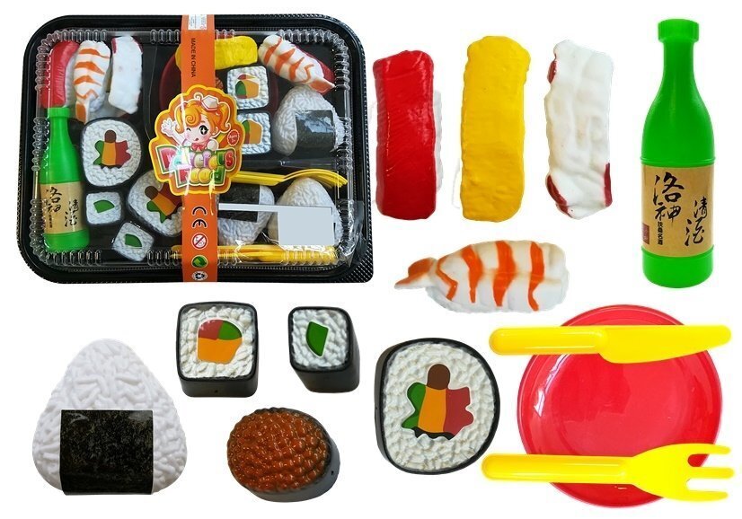 Mänguasi sushi komplekt цена и информация | Tüdrukute mänguasjad | kaup24.ee