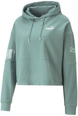 Джемпер Puma Power Colorb 674068 84/M, зеленый цена и информация | Женские толстовки | kaup24.ee