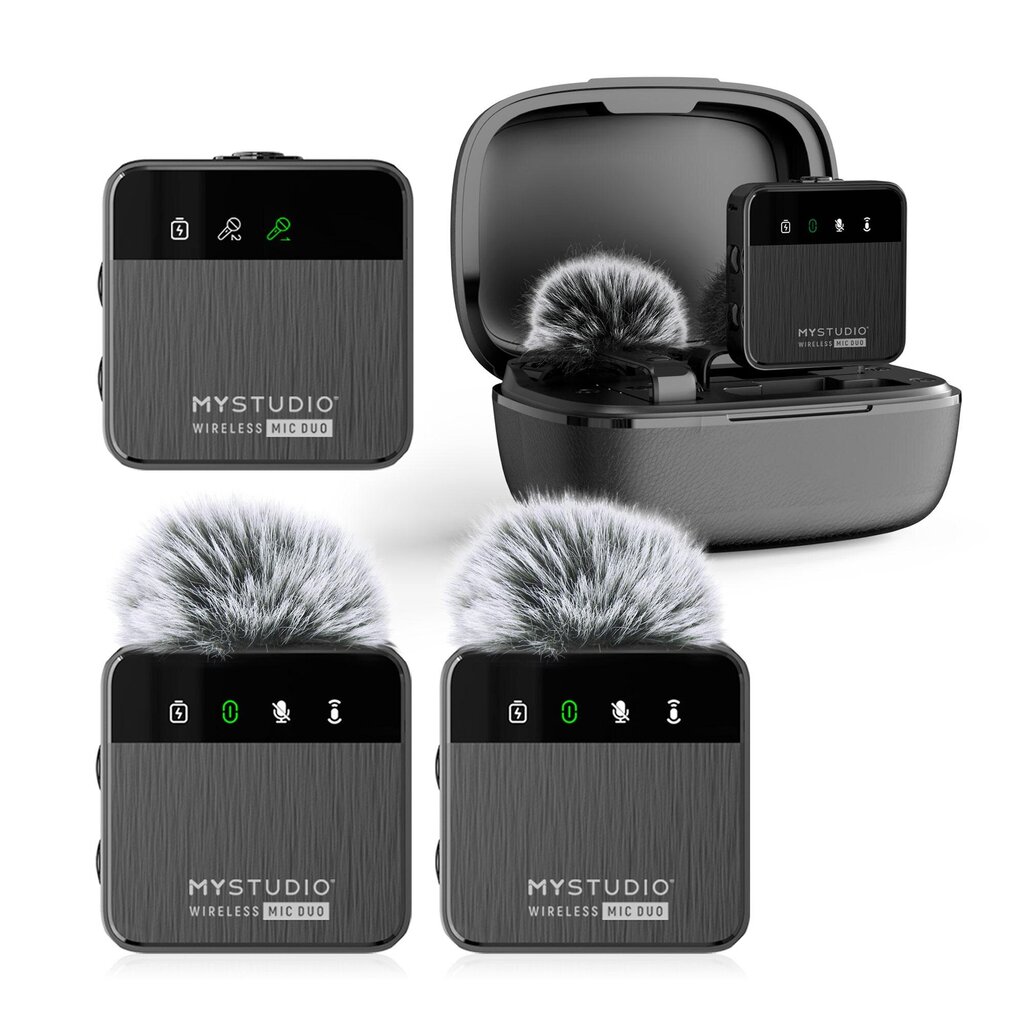 Easypix MyStudio Wireless Mic Duo 62022 цена и информация | Mikrofonid | kaup24.ee