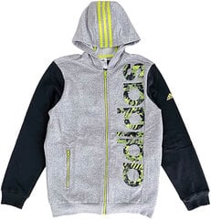 Kampsun meestele Adidas S22627/176, hall цена и информация | Свитеры, жилетки, пиджаки для мальчиков | kaup24.ee
