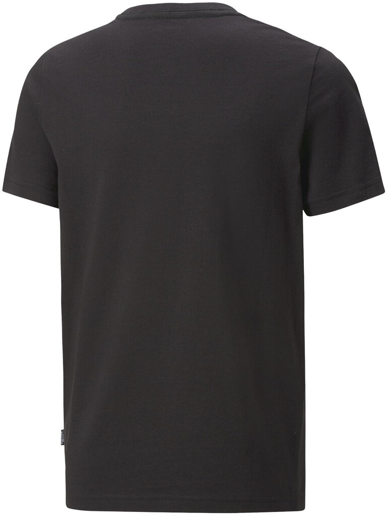 Poiste T-särk Puma Ess+ 2 Col Logo Tee Black 586985 61 586985 61/128 цена и информация | Poiste särgid | kaup24.ee