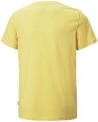 Детская футболка Puma Ess+ 2 Col Logo Tee 586985 45/176, желтая цена и информация | Рубашки для мальчиков | kaup24.ee