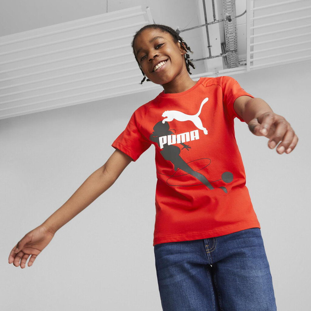 Poiste T-särk Puma X Miraculous Tee Red 538683 20 538683 20/176 цена и информация | Poiste särgid | kaup24.ee