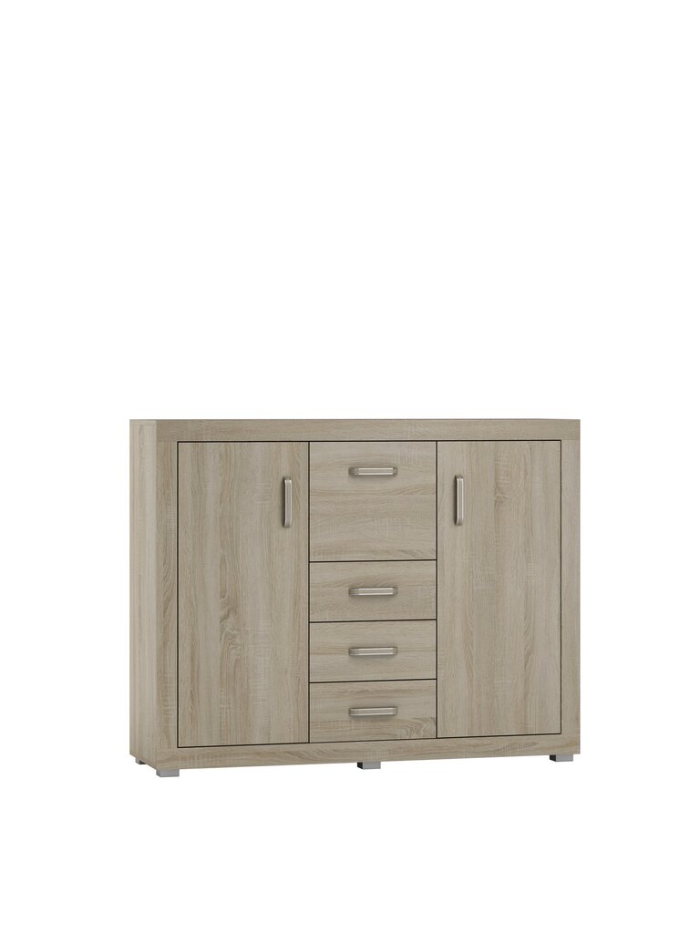 Kummut ADRK Furniture Bahar, 138x40x109 cm, pruun цена и информация | Kummutid | kaup24.ee