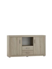 Комод ADRK Furniture Bahar, 160x40x90 см, коричневый цвет цена и информация | Комоды | kaup24.ee