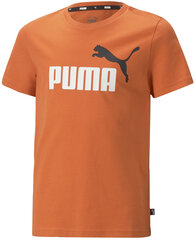 Puma T-Särgid Ess+ 2 Col Logo Tee Orange 586985 95 586985 95/116 цена и информация | Рубашки для мальчиков | kaup24.ee