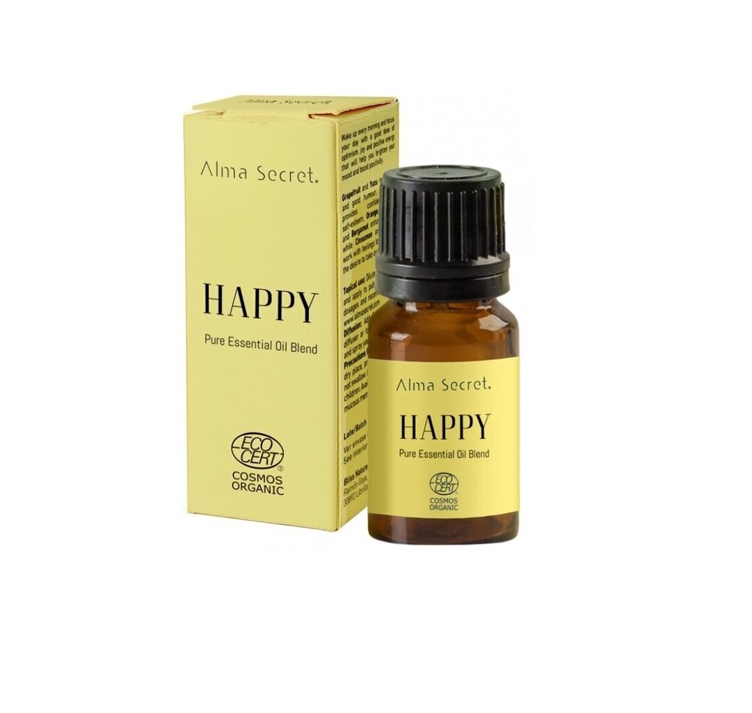 Eeterlik õli Alma Secret Happy, 10 ml цена и информация | Eeterlikud ja kosmeetilised õlid | kaup24.ee