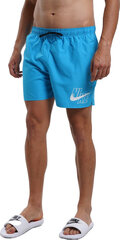 Meeste lühikesed püksid Nike Logo Solid 5""In Short Blue NESSA566 406 цена и информация | Плавки, плавательные шорты | kaup24.ee