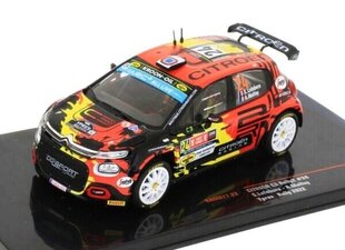 Citroen C3 Rally 2 #24 WRC2 Rallye Ypern 2022 S.Lefebvre/A.Malfoy IXO 1:43 RAM877 hind ja info | Mudelautode kollektsioneerimine | kaup24.ee