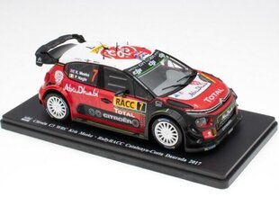 Citroen C3 WRC Rallye RACC Catalunya-Costa Daurada 2017 Kris Meeke HACHETTE 1:24 WRC002 цена и информация | Коллекционные модели автомобилей | kaup24.ee