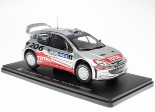 Peugeot 206 WRC Neste Rallye Finland 2002 Burns - Reid HACHETTE 1:24 WRC059 цена и информация | Коллекционные модели автомобилей | kaup24.ee