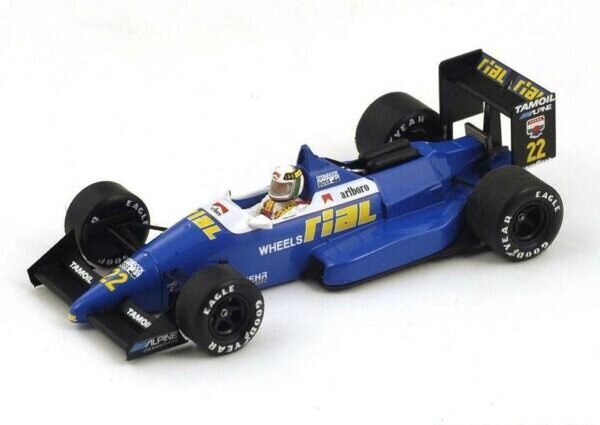 Rial ARC1 #22 Belgium GP 1988 Andresa De Cesaris SPARK 1:43 S4311 hind ja info | Mudelautode kollektsioneerimine | kaup24.ee