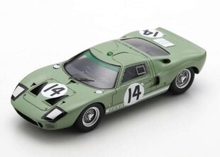 Ford GT40 #14 24H Le Mans 1965 J. Whitmore - I. Ireland SPARK 1:43 S4534 hind ja info | Mudelautode kollektsioneerimine | kaup24.ee
