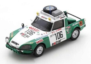 Citroen DS #106 Paris Dakar 1980 Bertrand Roncin - Benoît Bizet SPARK 1:43 S5537 hind ja info | Mudelautode kollektsioneerimine | kaup24.ee