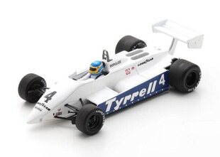 Tyrrell 011 #4 South African GP 1982 Slim Borgudd SPARK 1:43 S7282 цена и информация | Коллекционные модели автомобилей | kaup24.ee