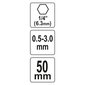 Padrun 0,5-3mm kiir 04644 hind ja info | Akutrellid, kruvikeerajad | kaup24.ee