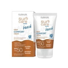 Päikesekaitsekreem Floslek Sun Care Derma BEACH näole ja kehale SPF 50+ 50ml цена и информация | Кремы от загара | kaup24.ee