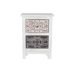 Ночной столик DKD Home Decor Белая Цветастый Деревянный (48 x 36 x 67 cm) цена и информация | Прикроватные тумбочки | kaup24.ee