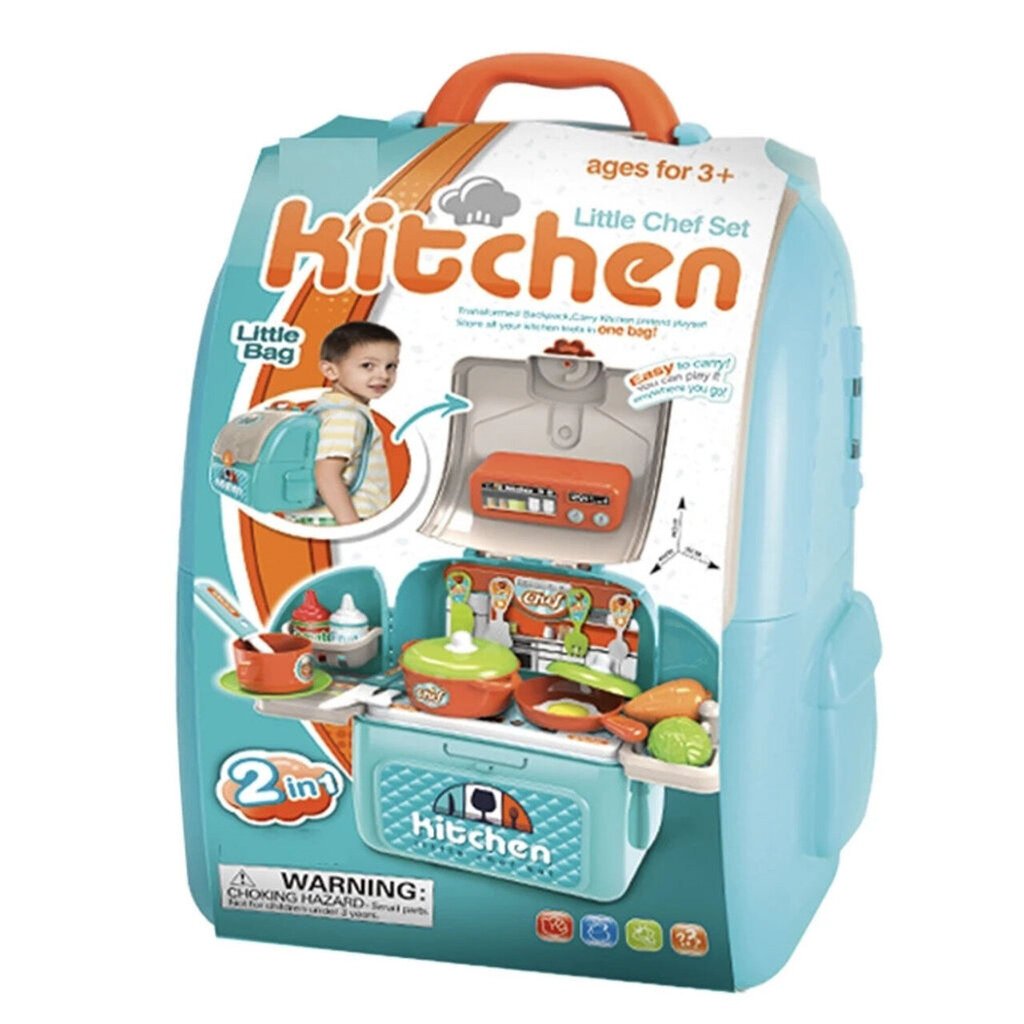 Nukuköök lisadega 2in1 Little chef set hind ja info | Tüdrukute mänguasjad | kaup24.ee