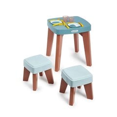 Laud ja 2 tooli Ecoiffier (13 Tükid, osad) цена и информация | Детские столы и стулья | kaup24.ee