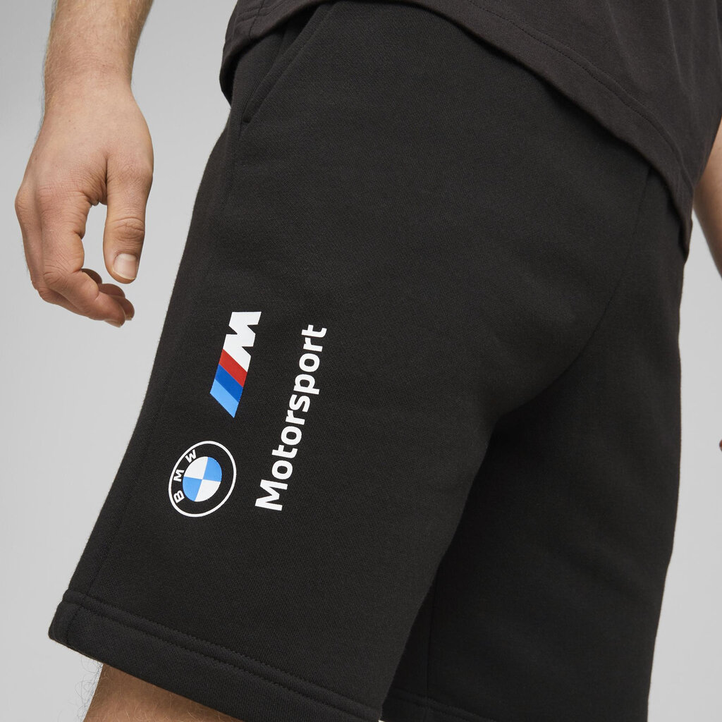 Meeste lühikesed püksid Puma Bmw Mms Ess Ft Shorts Black 539976 01 539976 01/2XL hind ja info | Meeste lühikesed püksid | kaup24.ee