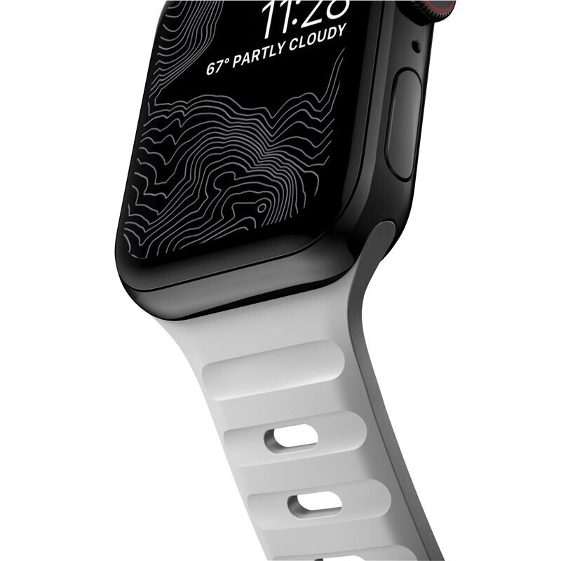 Käevõru Nomad Sport Rihm M/L, lunar gray - Apple Watch Ultra, Series 8, 7 (45mm) - Apple Watch Ultra, Series 8, 7, 6, SE (44mm) цена и информация | Nutikellade ja nutivõrude tarvikud | kaup24.ee