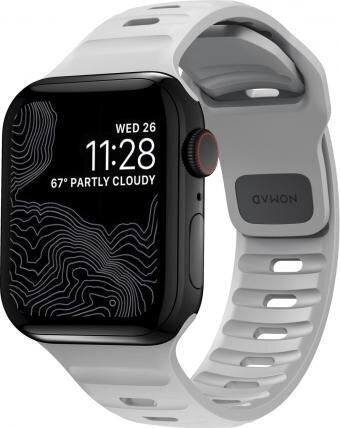 Käevõru Nomad Sport Rihm M/L, lunar gray - Apple Watch Ultra, Series 8, 7 (45mm) - Apple Watch Ultra, Series 8, 7, 6, SE (44mm) цена и информация | Nutikellade ja nutivõrude tarvikud | kaup24.ee