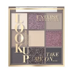 Lauvärvide palett Eveline Cosmetics Take Me On! hind ja info | Ripsmetušid, lauvärvid, silmapliiatsid, seerumid | kaup24.ee