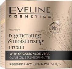 Niisutav näokreem aloe veraga Eveline Cosmetics Organic Gold 50 ml hind ja info | Näokreemid | kaup24.ee