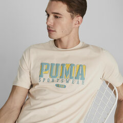 Meeste T-särk Puma Graphics Retro Tee Granola, beež цена и информация | Мужские футболки | kaup24.ee