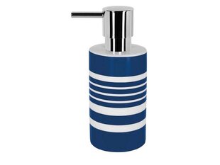 Дозатор для жидкого мыла Tube Stripes синий цена и информация | Аксессуары для ванной комнаты | kaup24.ee
