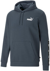 Мужской джемпер Puma Ess+ Tape Hoodie 847385 16/3XL, синий цена и информация | Puma Мужская одежда | kaup24.ee