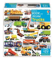 Usborne Book and Jigsaw Trucks hind ja info | Väikelaste raamatud | kaup24.ee