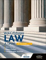 WJEC/Eduqas Law A Level: Second Edition цена и информация | Книги для подростков и молодежи | kaup24.ee